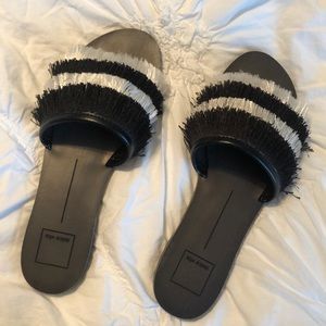 Dolce vita fringe sandals
